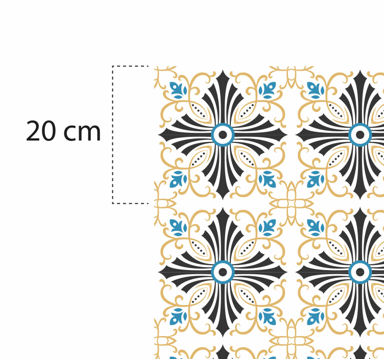 Tapete vinílico mosaico estilo mosaico elegante - TenStickers