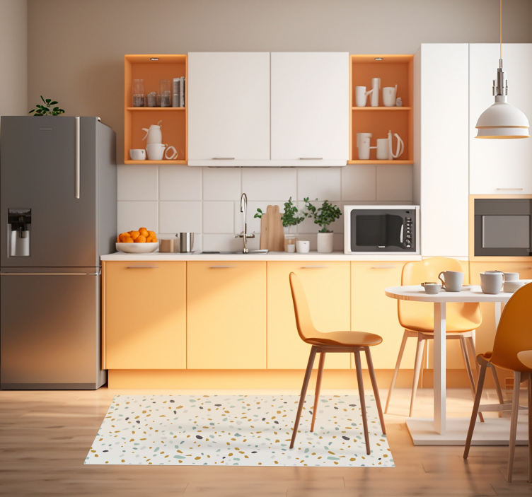 Tapete de textura terrazzo estilo nórdico - TenStickers