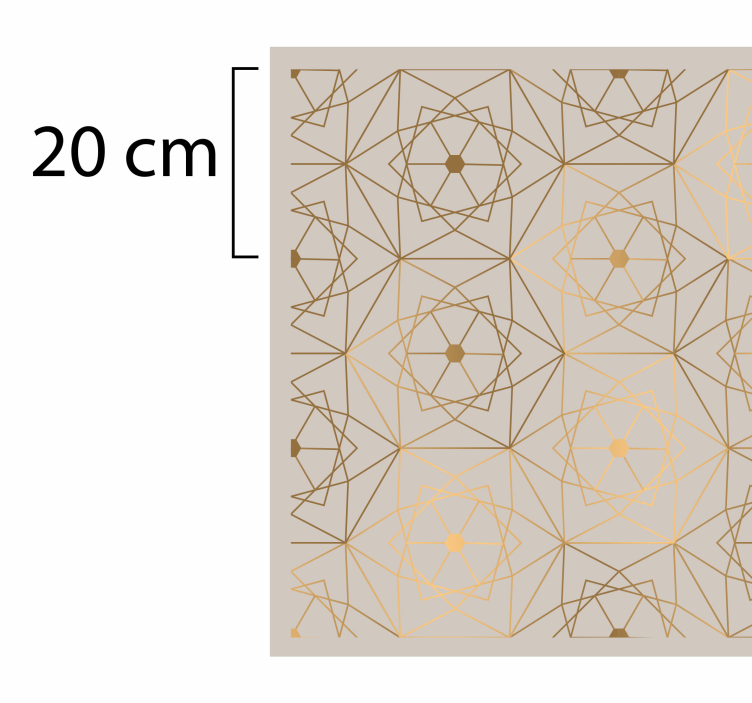 Tapete geométricas padrão abstrato linhas - TenStickers