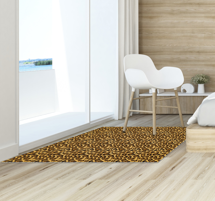 Tapete de vinil com estampa animal de pele de leopardo - TenStickers
