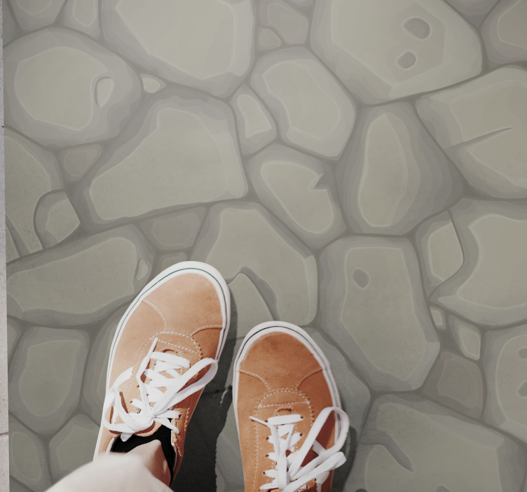 Corredores com padrão de telha pavimentada - TenStickers