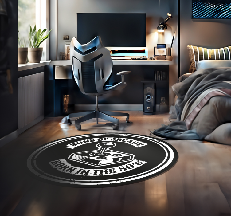 Tapete vinílico frases e textos nostalgia de arcade anos 80 - TenStickers