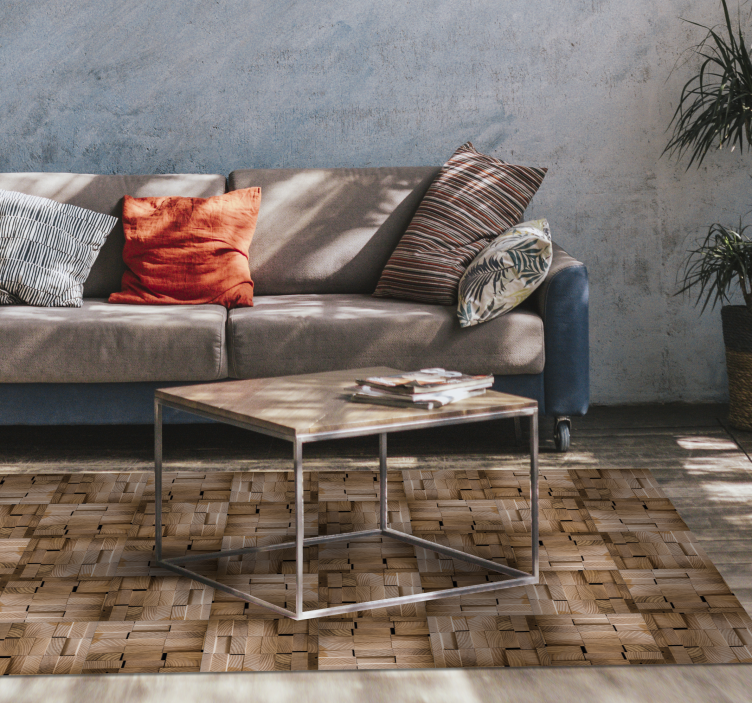 Tapete de vinil de madeira de nogueira - TenStickers