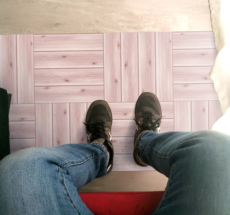 Piso de madeira com textura de madeira - TenStickers