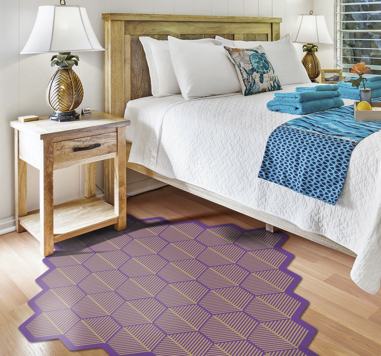Tapete de vinil com mosaico roxo - TenStickers