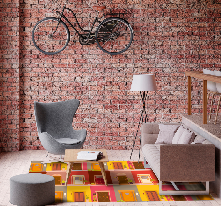 Portas no tapete moderno - TenStickers