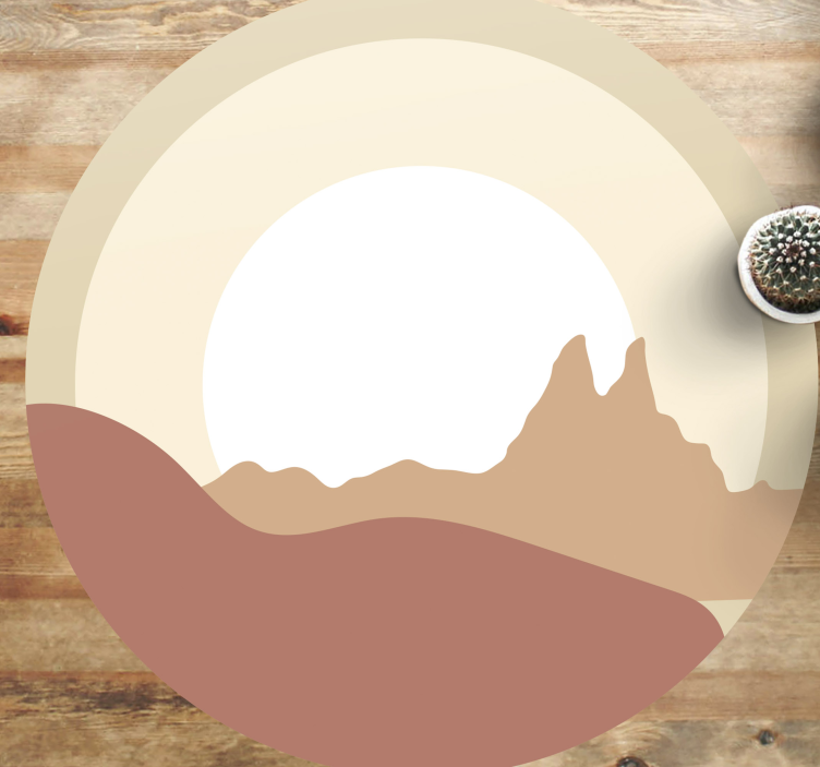 Tapete natural do sol tapete étnico - TenStickers