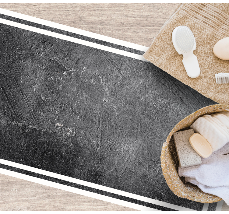 Carpete de ladrilho com textura de mármore cinza escuro - TenStickers