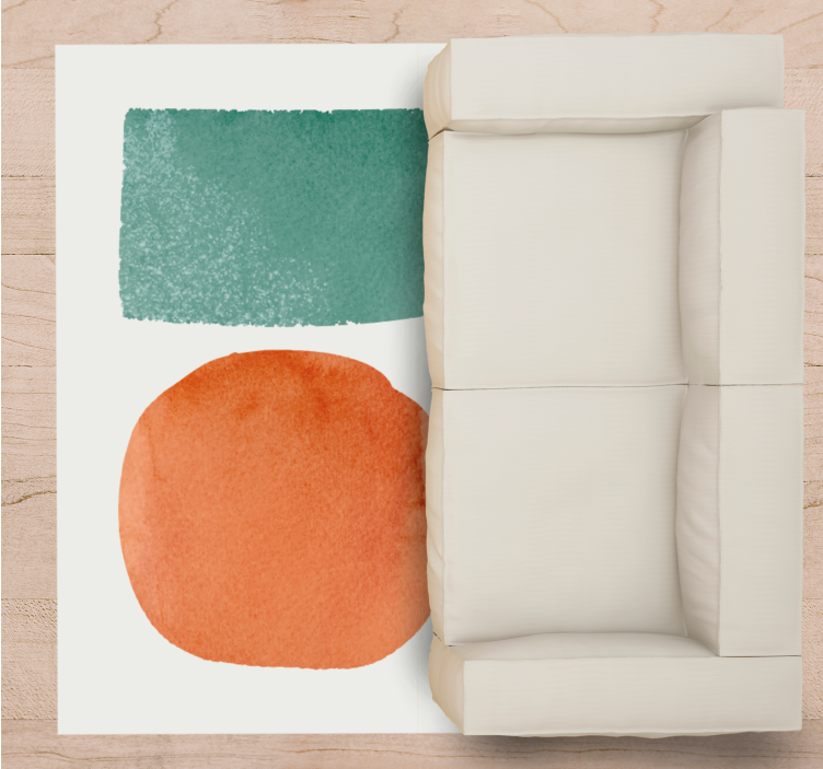 Tapete de produtominimalista com pontos e quadrados - TenStickers