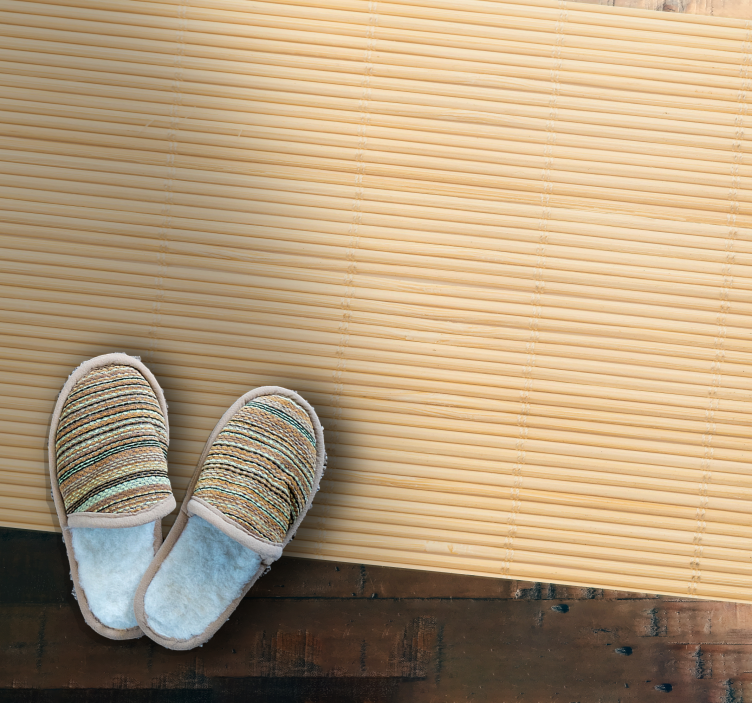 Tapete de textura de padrão de imitação de bambu - TenStickers