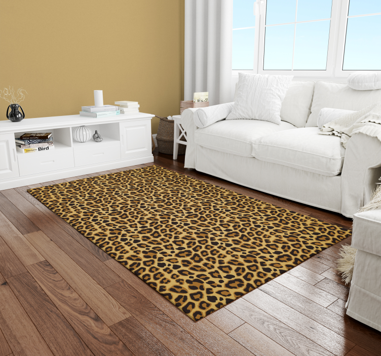 Tapete de vinil com estampa animal de pele de leopardo - TenStickers