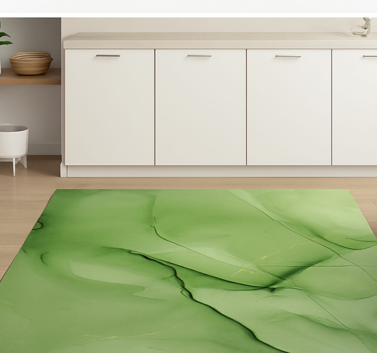 Tapete de vinil mármore motivo de efeito esmeralda - TenStickers