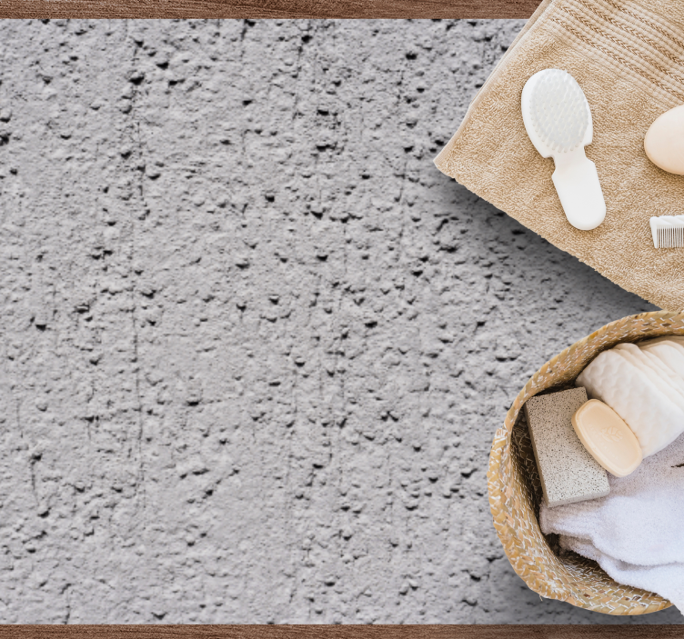 Tapete vinílico de pedras concreto cinza texturizado - TenStickers