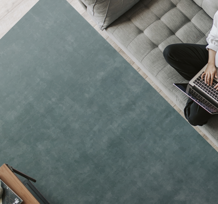 Tapete de vinil mármore tom azul-petróleo suave - TenStickers