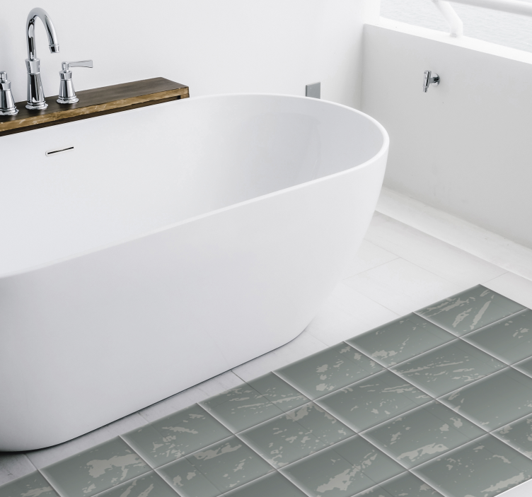 Tapete de vinil para casa de banho azulejos macios - TenStickers