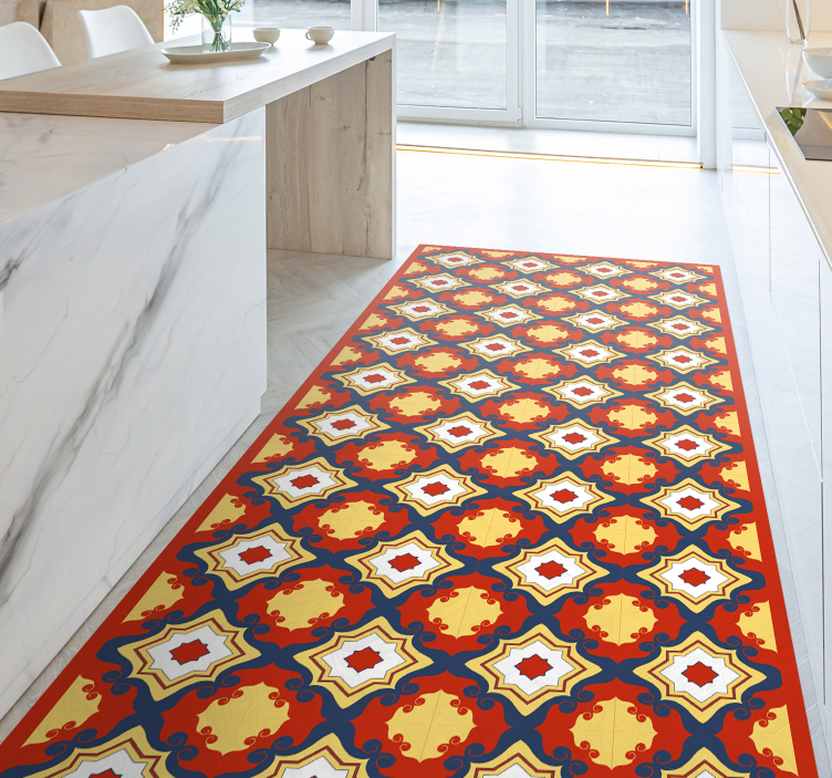 Tapete de vinil vermelho brilhante - TenStickers