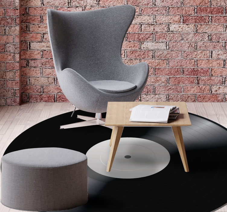 Tapete de vinil vintage Disco de vinil - TenStickers