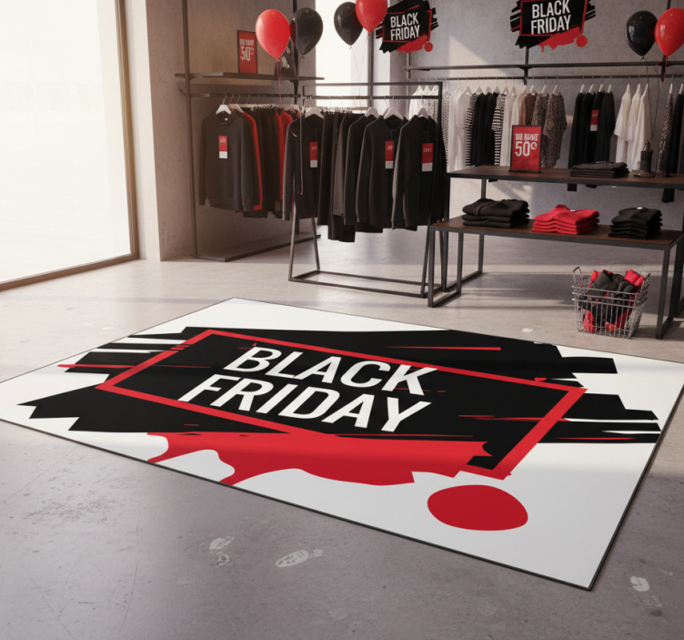 Tapete em vinil black friday adesivo moderno black friday - TenStickers