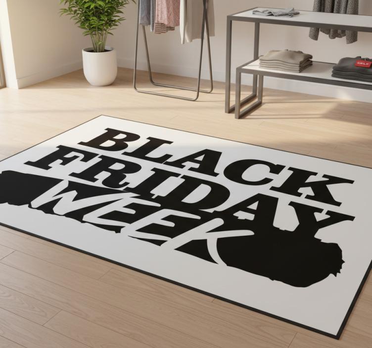 Tapete em vinil black friday semana de ofertas - TenStickers