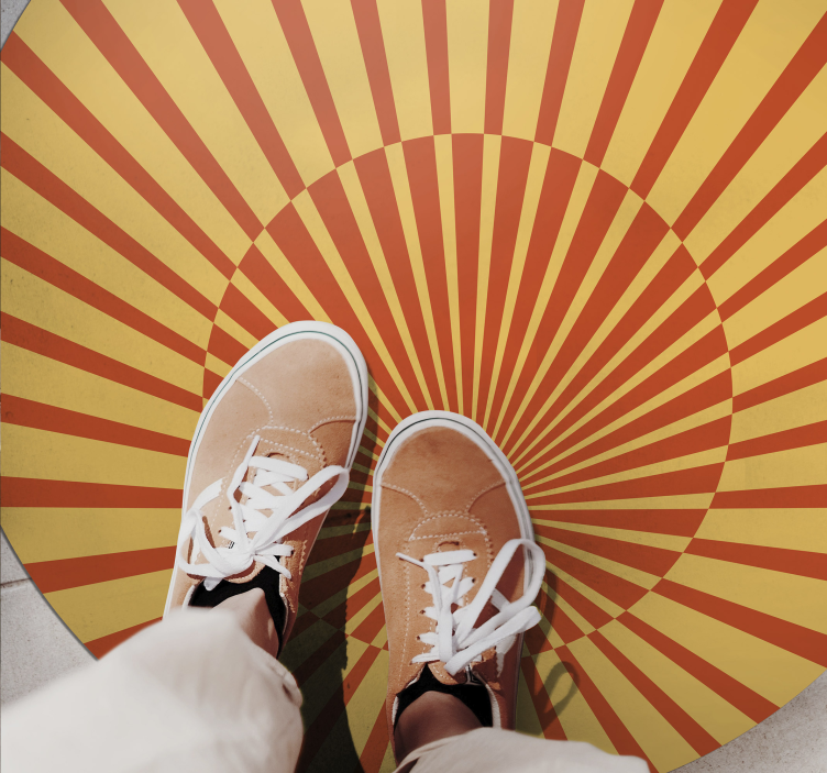 Tapete vintage sol dos anos 70 - TenStickers