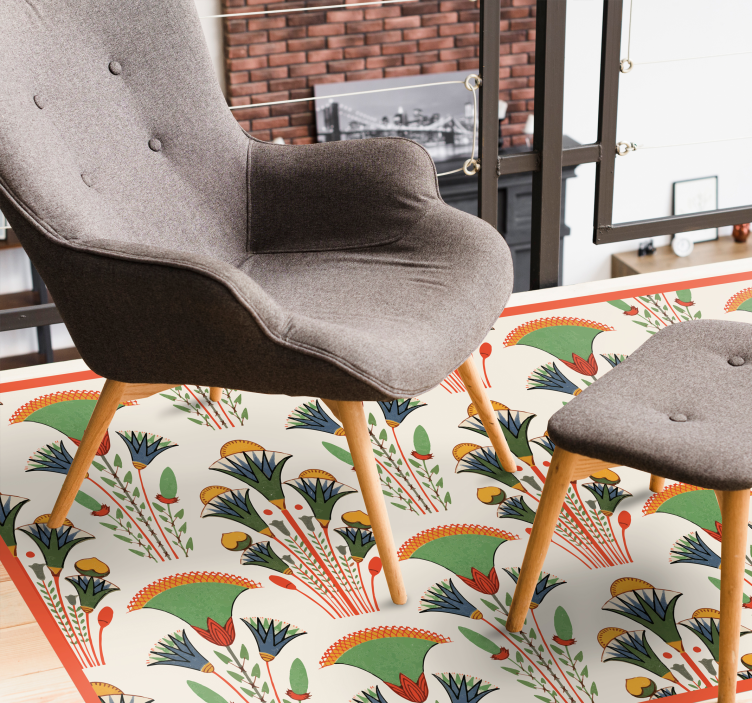 Tapete vinílico para gabinete Estilo egípcio - TenStickers