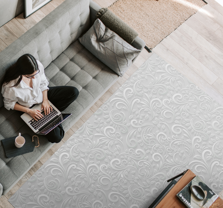 Tapete vinílico para gabinete Padrão de redemoinho 3d - TenStickers