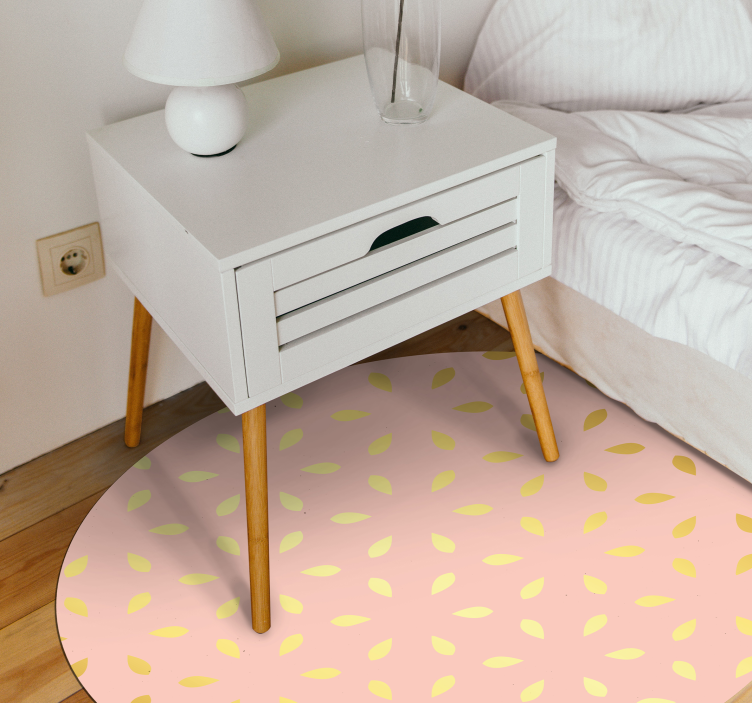 Tapete vinílico para gabinete Padrão floral luxuoso - TenStickers