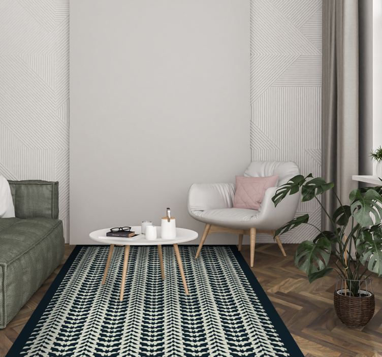 Tapete vinílico às risca complexidade da divisa - TenStickers