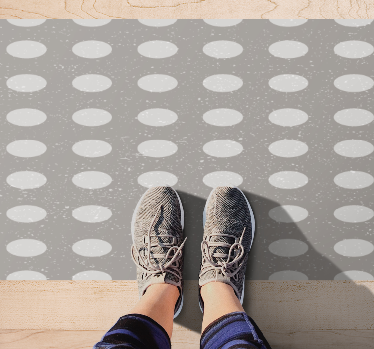 Tapete vinílico de riscas padrão de bolinhas - TenStickers