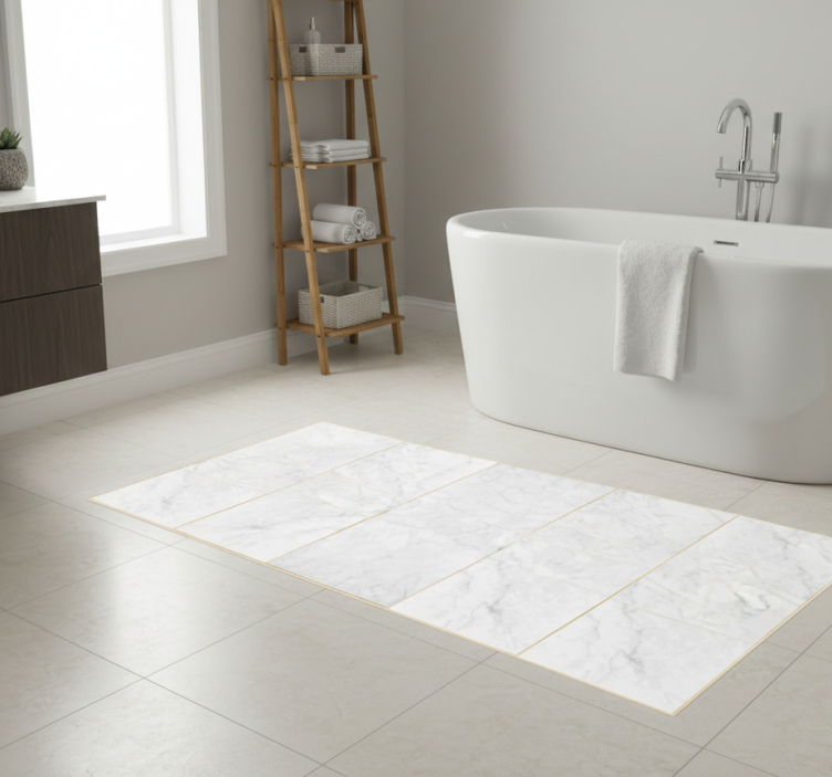 Tapete vinílico casa de banho mármore dourado tons de cinza - TenStickers