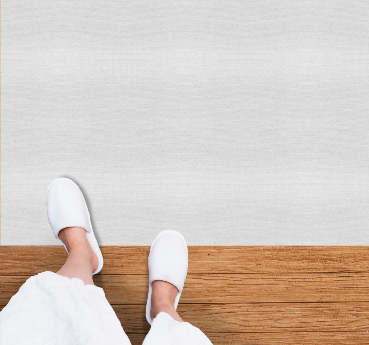 Tapete vinílico casa de banho textura branca e macia - TenStickers