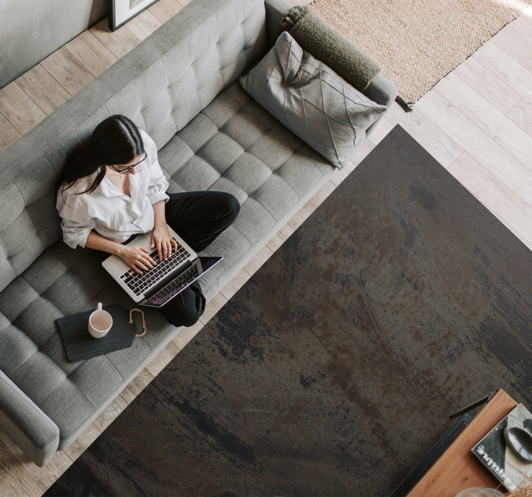 Tapete vinílico cinzento industrial - TenStickers