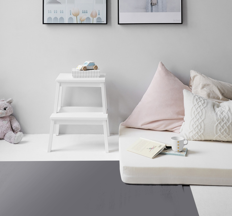 Tapete vinílico cinzento superfície cinza simples - TenStickers