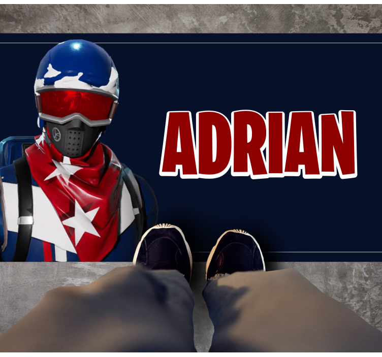 Tapete em vinil infantil design de herói personalizado - TenStickers