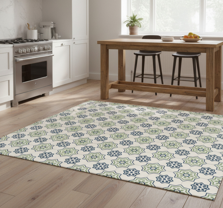 Tapete vinílico cozinha adesivo de azulejos - TenStickers