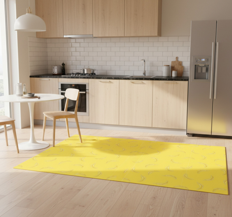 Tapete vinílico cozinha amarelo pantone - TenStickers