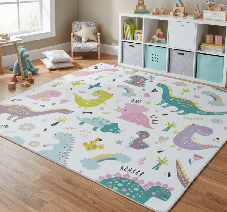 Tapete vinílico de animais dinossauro kallax - TenStickers