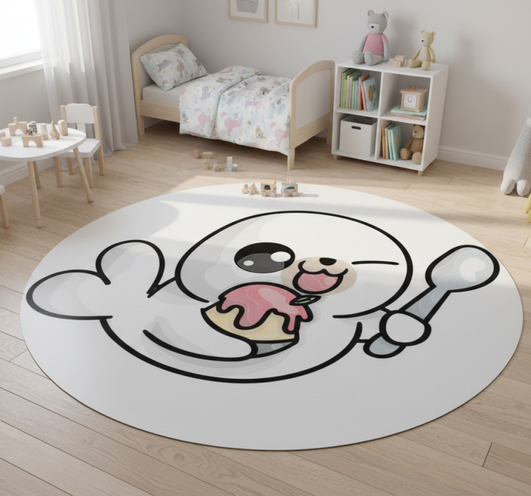 Tapete vinílico de animais foca bebê anime - TenStickers