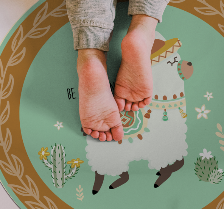 Tapete vinílico de animais seja incrível - TenStickers