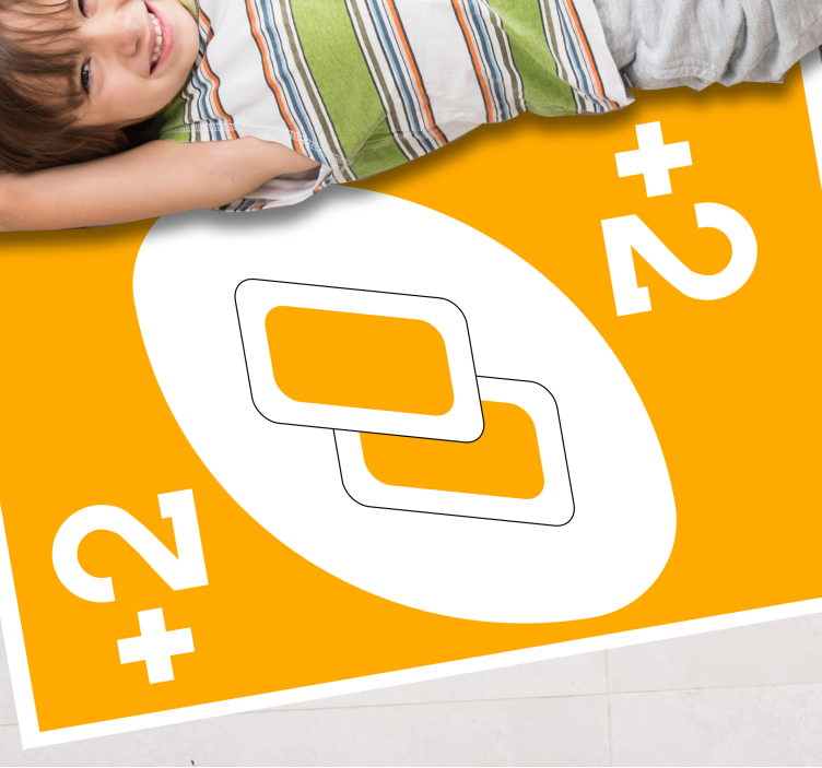 Tapete vinílico de jogos +2 carta - TenStickers