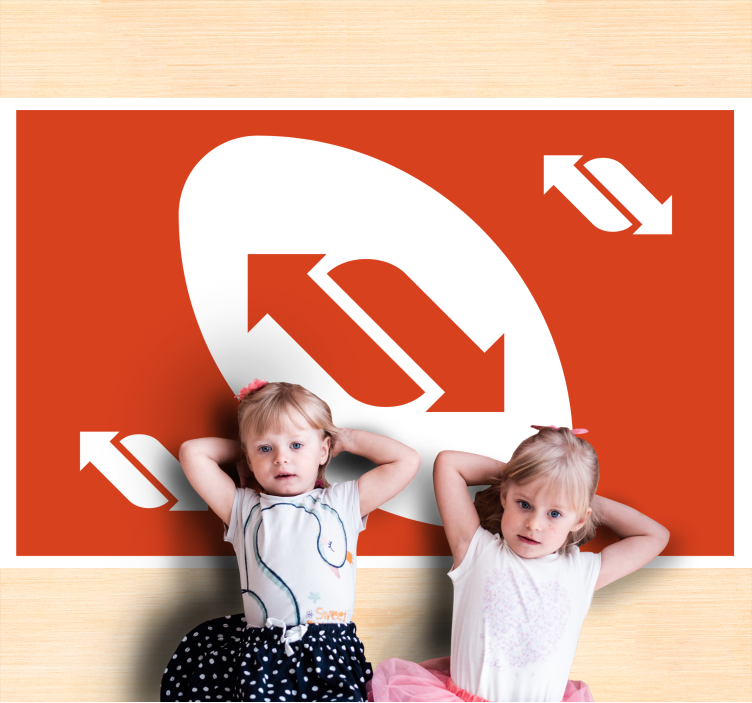 Tapete vinílico de jogos movimento direcional - TenStickers