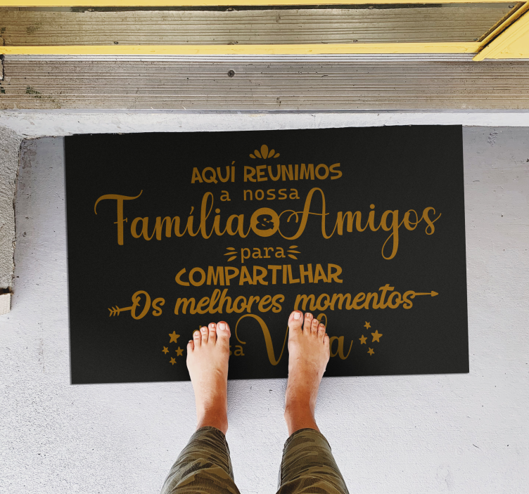 Tapete vinílico entrada Melhores momentos - TenStickers