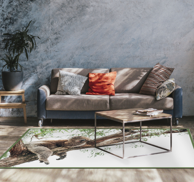 Tapete vinílico de animais cena de coala - TenStickers