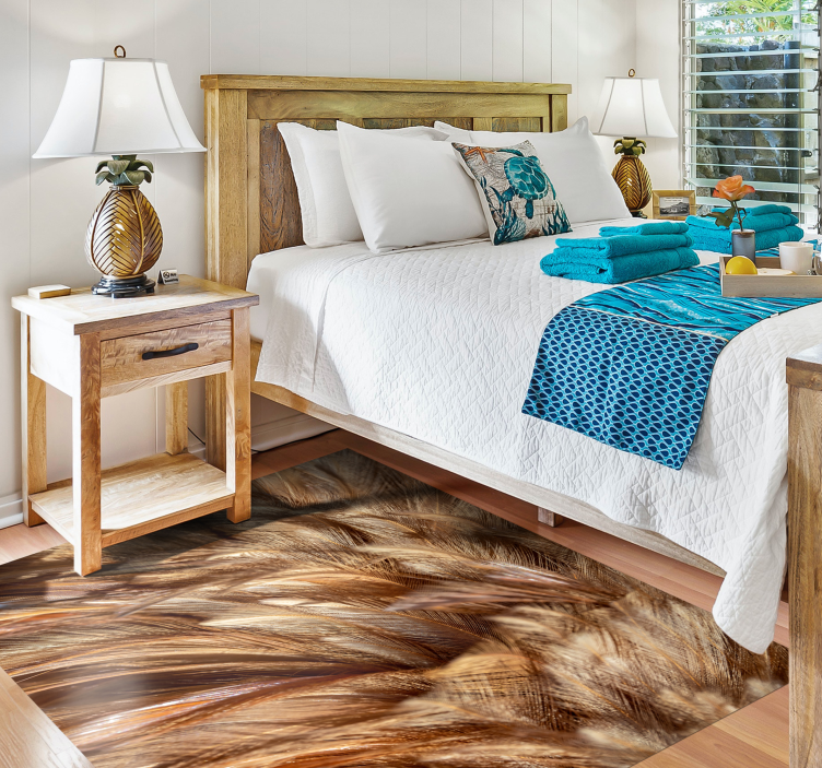 Tapete vinílico estampa de animal pele rodopiante - TenStickers