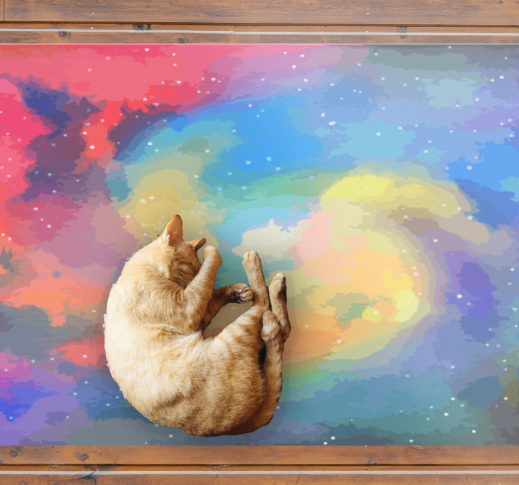 Tapete vinílico moderno redemoinho celestial - TenStickers