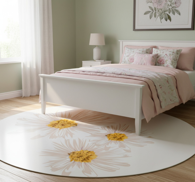 Tapete vinílico flores e plantas arranjo floral encantador - TenStickers