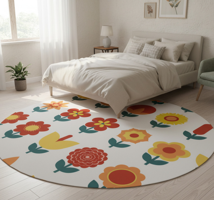 Tapete vinílico flores e plantas coleção verão - TenStickers