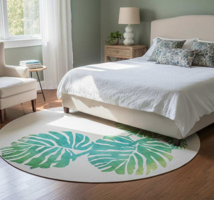 Tapete vinílico flores e plantas aquarella listrada adam - TenStickers