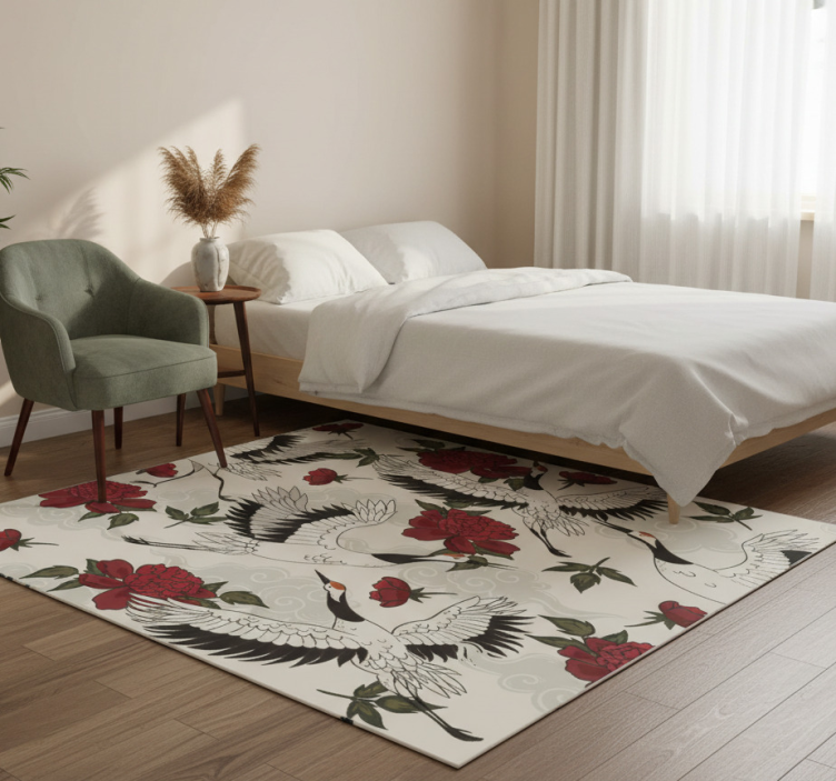 Tapete vinílico flores e plantas em tons terrosos suaves - TenStickers