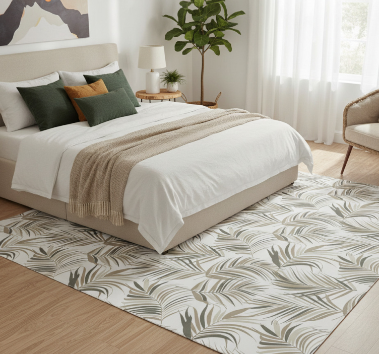 Tapete vinílico flores e plantas natureza exuberante - TenStickers